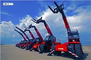 4 tonų telehandler 17m kėlimo aukštos HNT4017