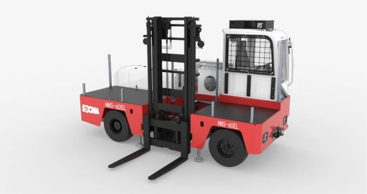 6 tonos elektros šoninės apkrovos šakinis krautuvas HNS-60EL