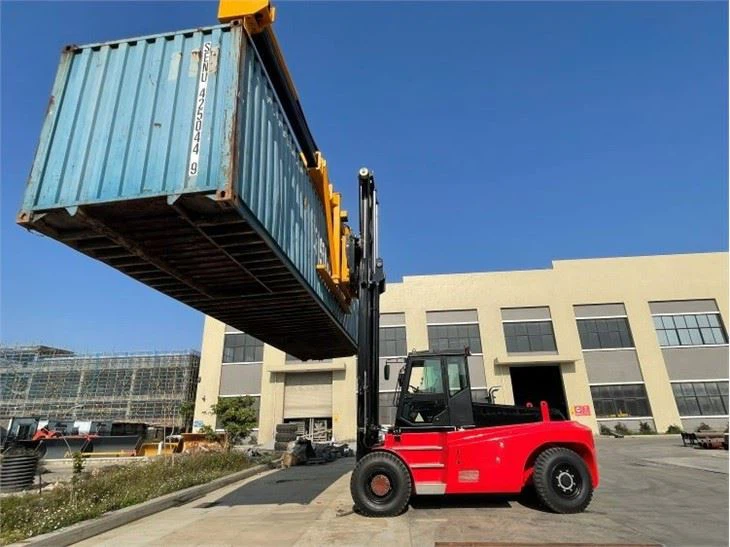10 Ton Forklift Attach Container Clamp Work For Empty Container